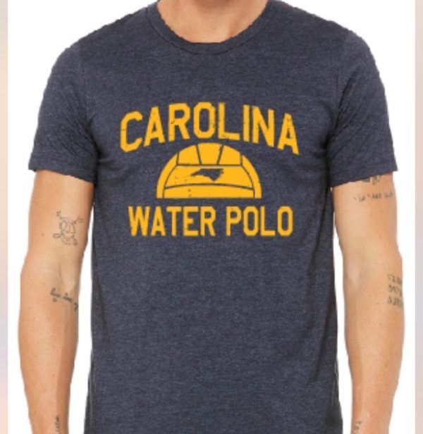 Carolina Water Polo (soft tee) - Yellow Logo -youth sizes only